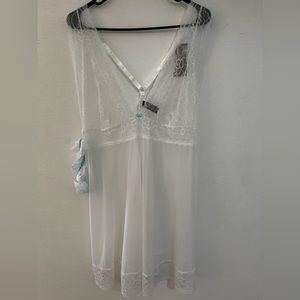 White lace baby doll lingerie 3X